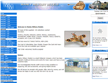 Tablet Screenshot of mainlymilitarymodels.co.uk